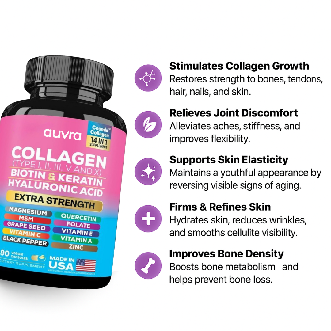 Auvra™ - Advanced Collagen Blend (14-IN-1)